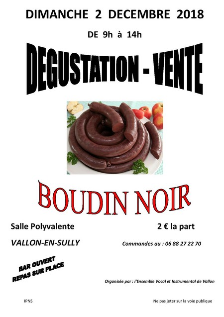 181202 vente boudin noir