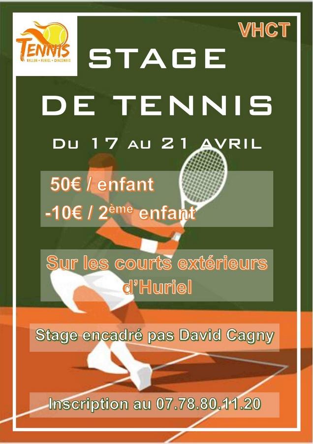 230417 stage tennis huriel