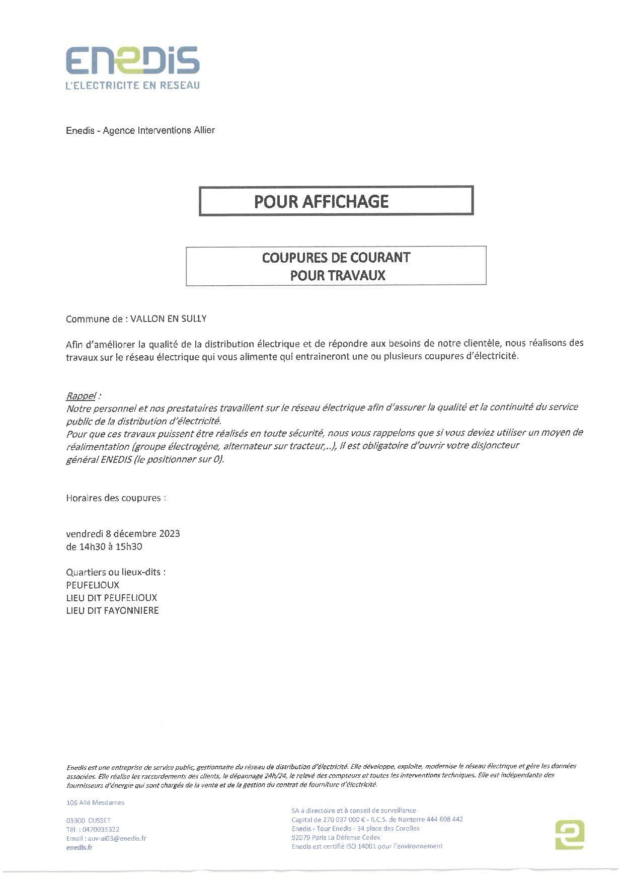 231208 coupure courant peufeilhoux