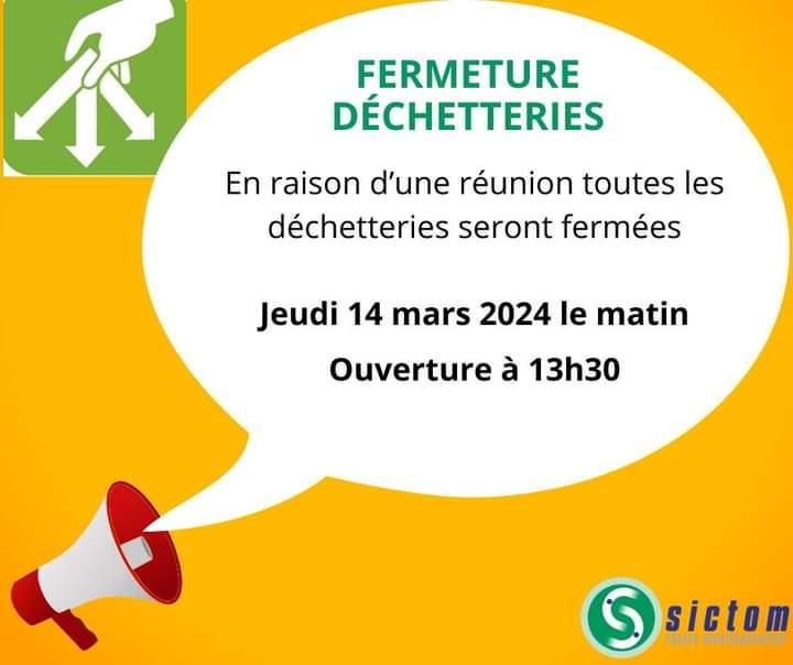 240314 fermeture dechetteries