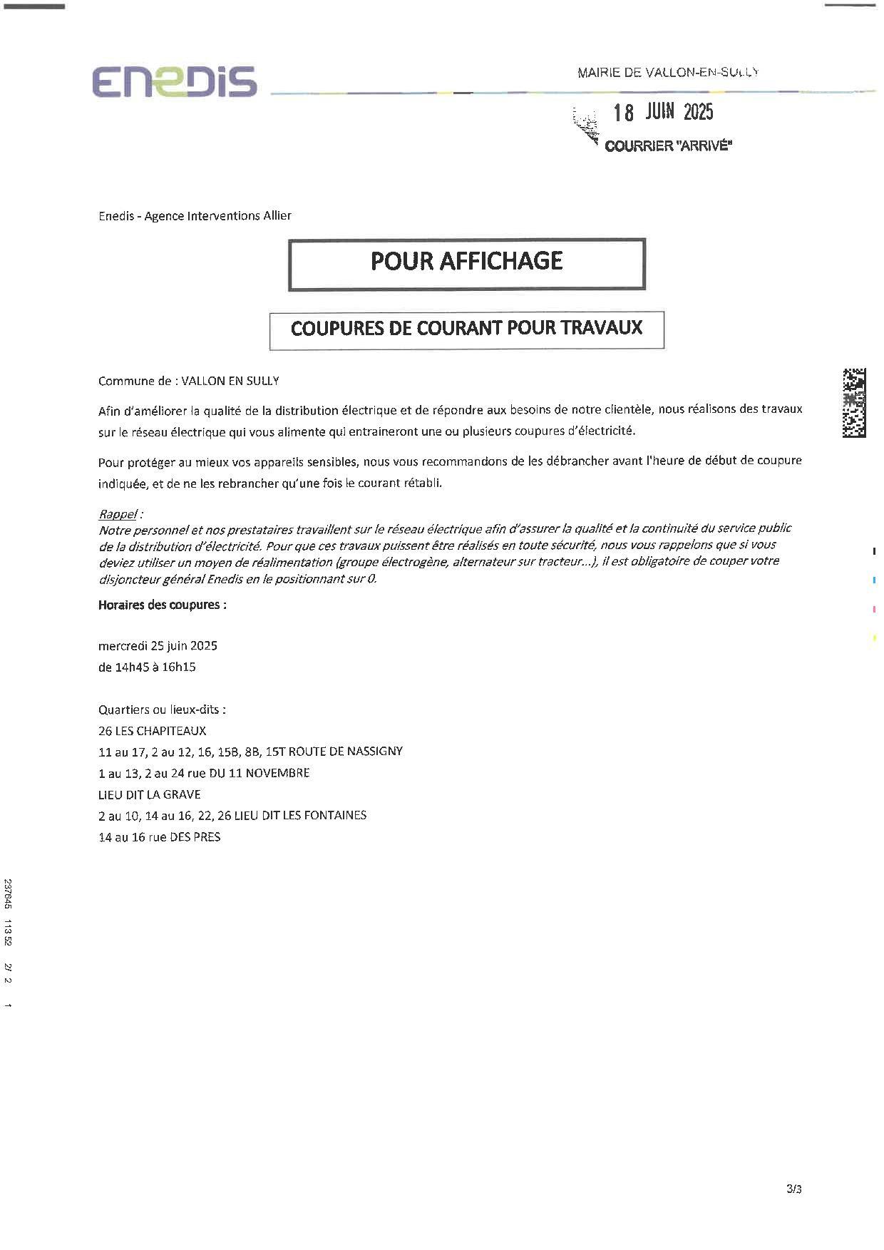 250625 coupures de courant
