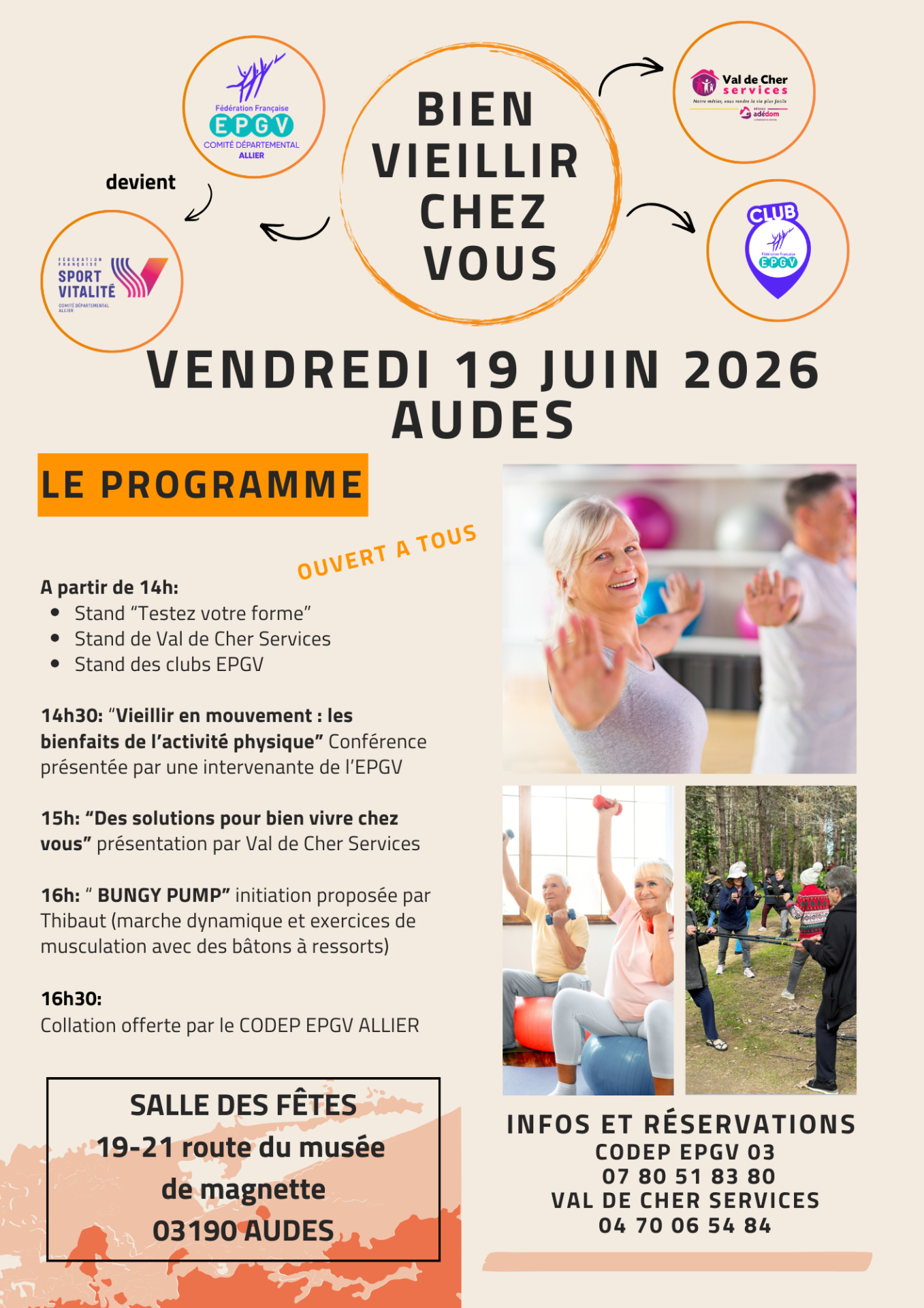 Affiche bien vieillir chez vous audes